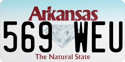 AR license plate 569WEU