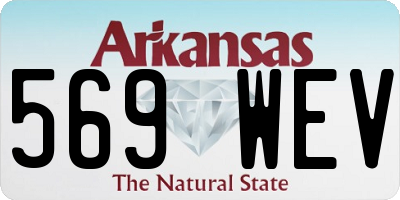 AR license plate 569WEV