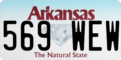 AR license plate 569WEW