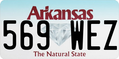 AR license plate 569WEZ