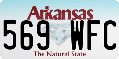 AR license plate 569WFC