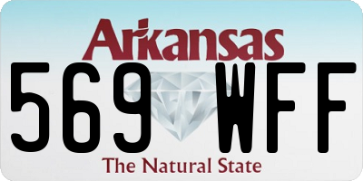 AR license plate 569WFF