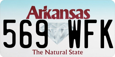 AR license plate 569WFK