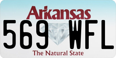 AR license plate 569WFL