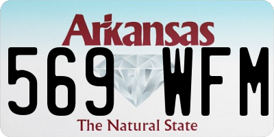AR license plate 569WFM