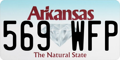 AR license plate 569WFP
