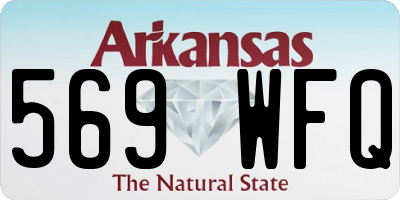 AR license plate 569WFQ