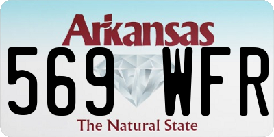 AR license plate 569WFR