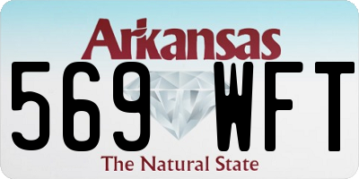 AR license plate 569WFT