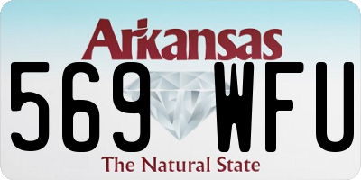 AR license plate 569WFU