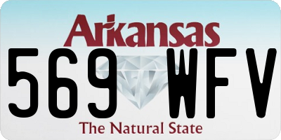 AR license plate 569WFV