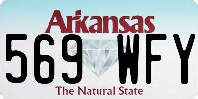 AR license plate 569WFY