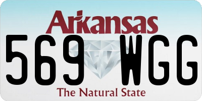 AR license plate 569WGG