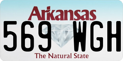AR license plate 569WGH