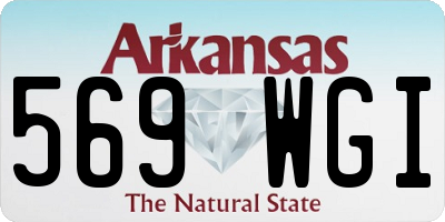 AR license plate 569WGI