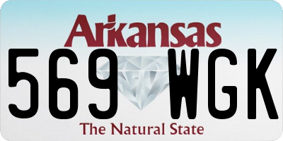 AR license plate 569WGK