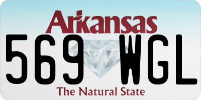 AR license plate 569WGL