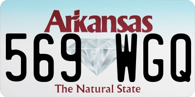AR license plate 569WGQ