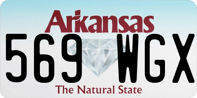 AR license plate 569WGX