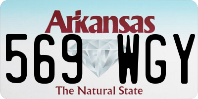 AR license plate 569WGY