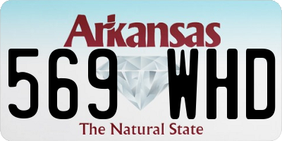 AR license plate 569WHD