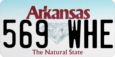 AR license plate 569WHE