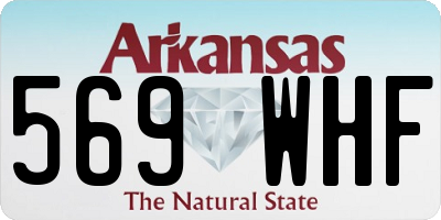 AR license plate 569WHF