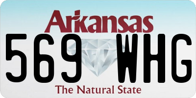 AR license plate 569WHG
