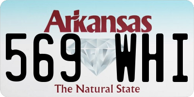 AR license plate 569WHI