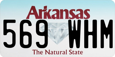 AR license plate 569WHM