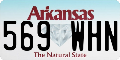 AR license plate 569WHN