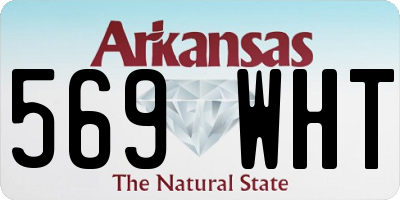 AR license plate 569WHT