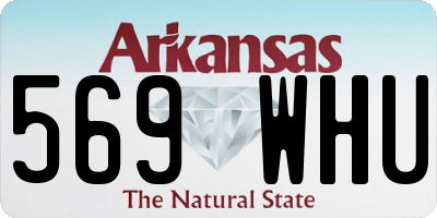 AR license plate 569WHU
