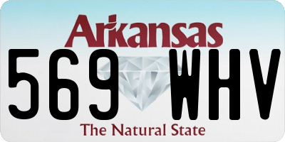 AR license plate 569WHV
