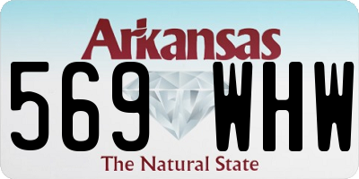 AR license plate 569WHW