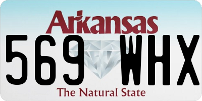 AR license plate 569WHX