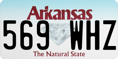 AR license plate 569WHZ