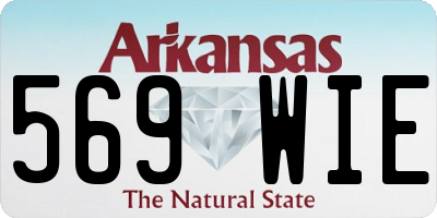 AR license plate 569WIE