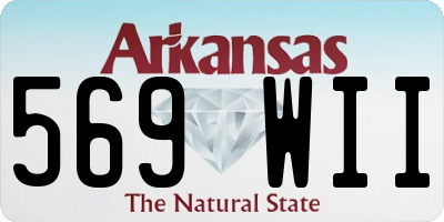 AR license plate 569WII