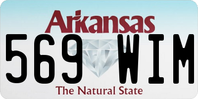 AR license plate 569WIM