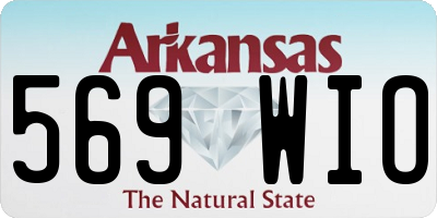 AR license plate 569WIO