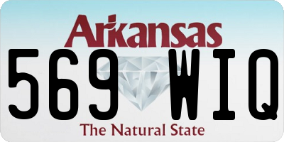 AR license plate 569WIQ