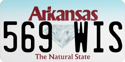 AR license plate 569WIS
