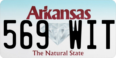 AR license plate 569WIT