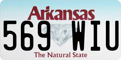 AR license plate 569WIU