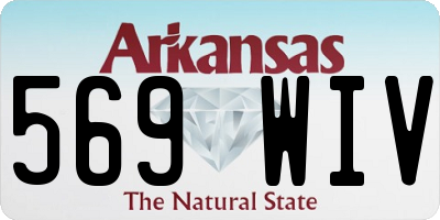 AR license plate 569WIV
