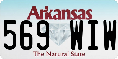 AR license plate 569WIW