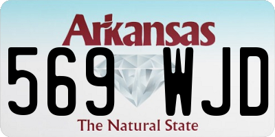 AR license plate 569WJD