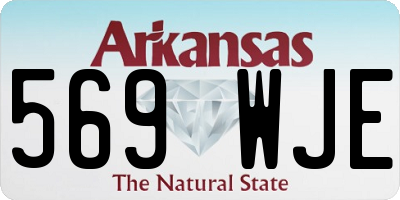 AR license plate 569WJE