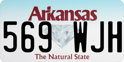 AR license plate 569WJH